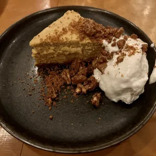 Pumpkin cheesecake