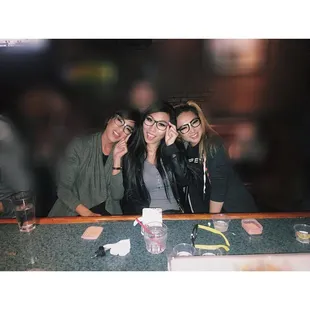 a group of friends posing for a picture