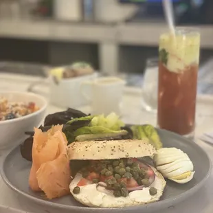 Salmon Bagel