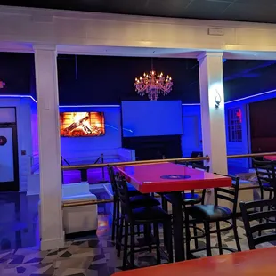 Bottle service booths