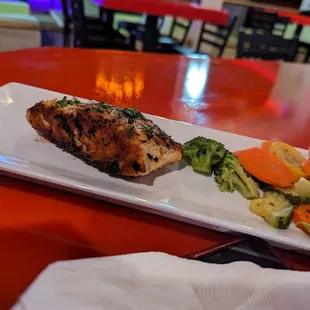 Awesome crispy salmon