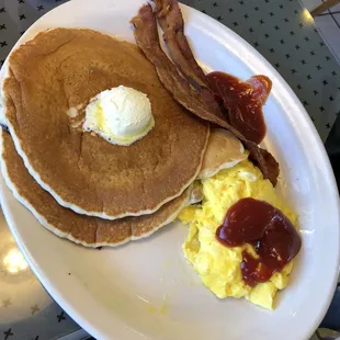 Bacon and Eggs Breakfast