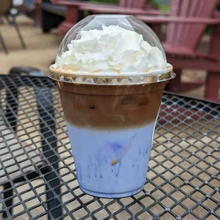 Lavender vanilla iced latte