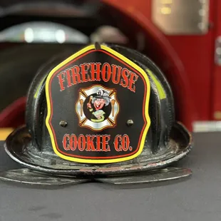 a fireman's helmet