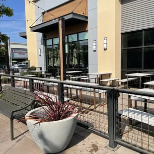 Outdoor seating