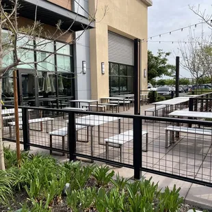 Outdoor seating