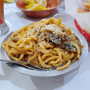 Garlic noodles. Over cooked. Noodle soft like senior food for no teeth.