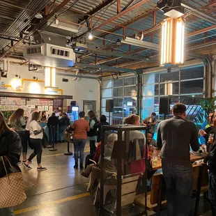 Burger Ordering with a live performance