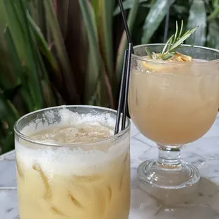 Hand crafted cocktails-yum!