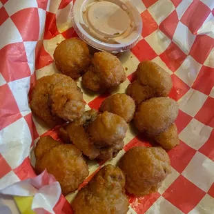 Fried mushrooms
