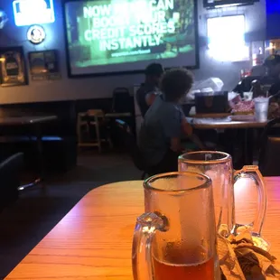 Monday night football -large screen TV