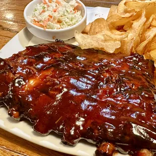 Half Slab Firehouse Ribs