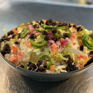 Nachos: can order either Beef or Chicken