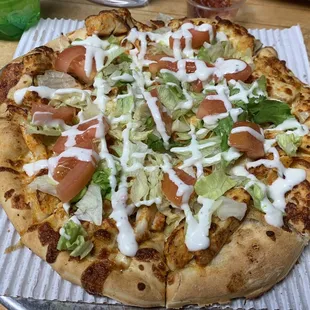 Buffalo pizza was spot on!! MAJOR TASTE
