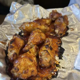 Honey BBQ wings