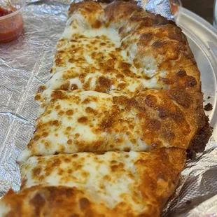 Cheese sticks (1/2 gone from kids)