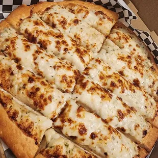 Cheesy garlic bread