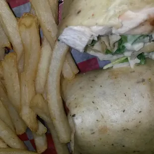 Chicken Caesar wrap