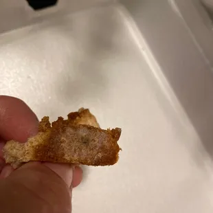 The moldy bread from my sandwich