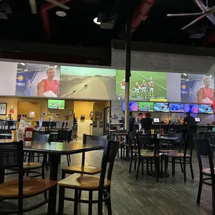 the interior of the restaurant