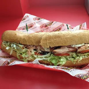 Footlong Italian Sub with Jalapeños....