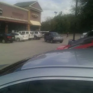 outside