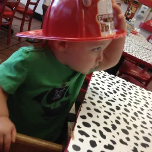 Great kid meal options; plus a hat!