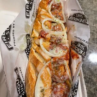 Firehouse Meatball (Large) with Onions