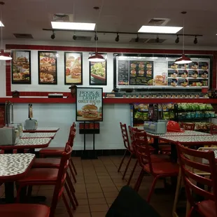 sushi and sashimi, interior