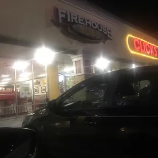 Came to firehouse 10 min before closing . They would not serve me . What a trash location and horrible service