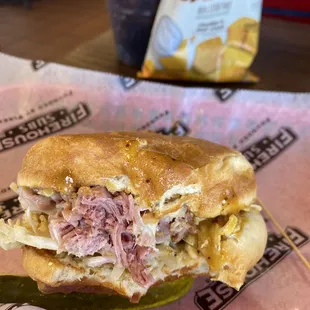 Pork/Slaw Sandwich was delicious!