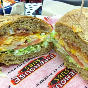 Turkey Bacon w/ wheat bread