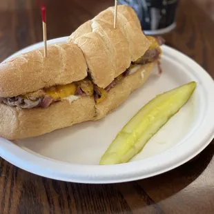 Medium Smokehouse Beef and Cheddar Brisket Sub