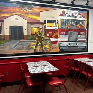 Firehouse mural