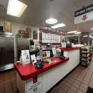 Overview of store from ordering station