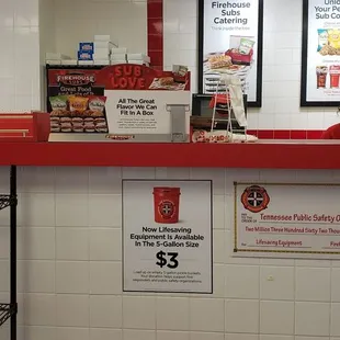 Counter view