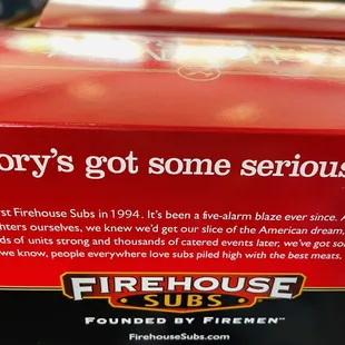a close up of the box