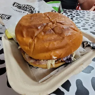 Pork and slaw sandwich..delicious!!