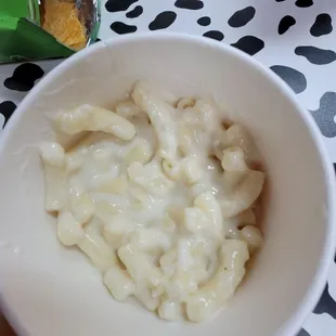 Macaroni and cheese, after my son ate most of it! Lol