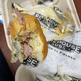 Molded bun on kings King Hawaiian Sub that was sent to me