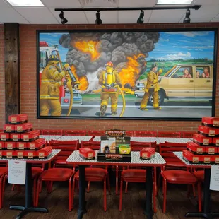 Empty due to COVID-19 but they are prepared