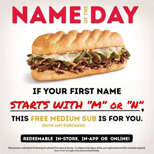 Yesterday's Name of the Day 6/26/24