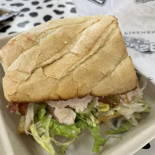 Club on a Sub Sandwich