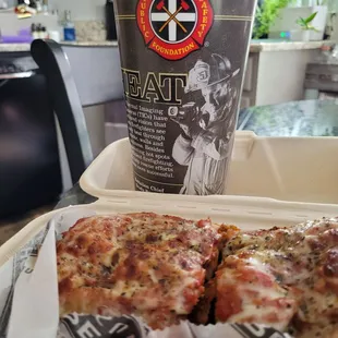 Meatball sub and sweet tea