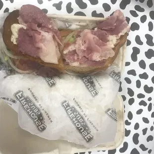 Medium sandwich they didn't want to replace and said was fine