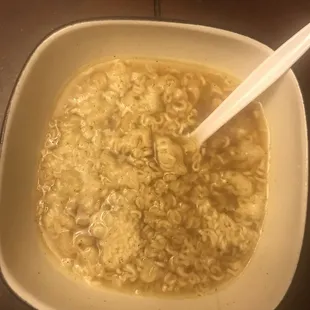 I ended up eating a bowl of ramen noodles after driving to firehouse twice