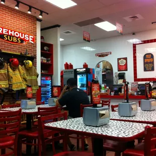Order and sit...