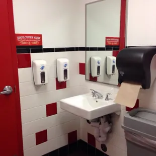 Clean restrooms