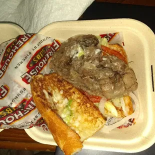 a plate of food on a table