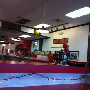 the interior of a restaurant